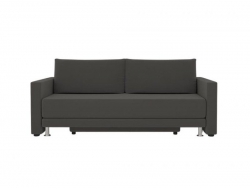 Диван прямой Сальтвик Серый велюр