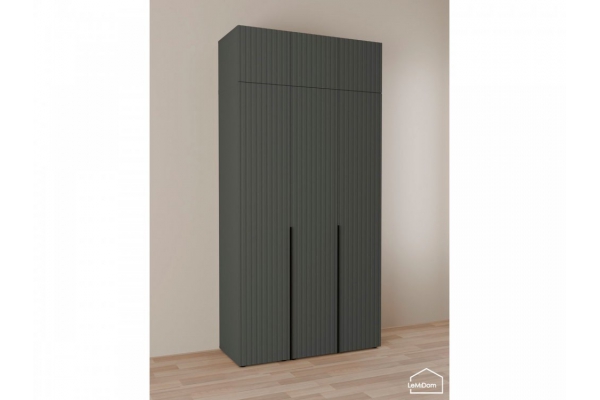 Шкаф с антресолью Linnea MHR-3A-2 Графит