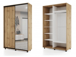 Шкаф-купе Prime двухдверный ОР16-6.ZD дуб вотан