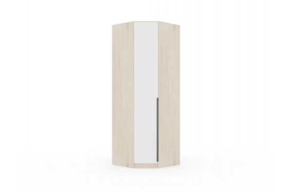 Шкаф Монблан New угловой Дуб сонома-Белый шагрень