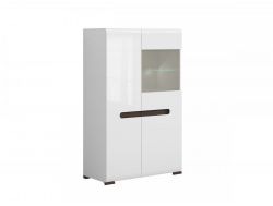 Шкаф-витрина S205-REG1W1D/14/9 Ацтека белый