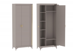 Шкаф для одежды 2-дверный Сиде Мокко