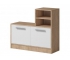 Тумба Энтер Дуб сонома/Белый
