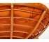 Кресло Papasan 23/01 W с подушкой Cognac, ткань Оранжевый