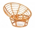 Кресло Papasan 23/01 W с подушкой Cognac, флок Олива