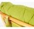 Кресло Papasan 23/01 W с подушкой Honey, флок Олива