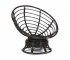 Кресло-качалка Papasan w 23/01 B с подушкой Antique brown, ткань Коричневый