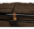 Кресло-качалка Papasan w 23/01 B с подушкой Antique brown, ткань Коричневый