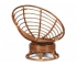 Кресло-качалка Papasan w 23/01 B с подушкой Pecan, ткань Коричневый