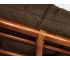 Кресло-качалка Papasan w 23/01 B с подушкой Pecan, ткань Коричневый