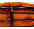Кресло-качалка Papasan w 23/01 B с подушкой Antique brown, ткань Оранжевый