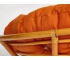 Кресло-качалка Papasan w 23/01 B с подушкой Honey, ткань Оранжевый