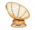 Кресло-качалка Papasan w 23/01 B с подушкой Honey, ткань Оранжевый