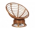 Кресло-качалка Papasan w 23/01 B с подушкой Pecan, ткань Оранжевый