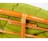 Кресло-качалка Papasan w 23/01 B с подушкой Cognac, флок Олива