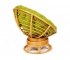 Кресло-качалка Papasan w 23/01 B с подушкой Honey, флок Олива