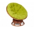 Кресло-качалка Papasan w 23/01 B с подушкой Pecan, флок Олива