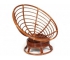 Кресло-качалка Papasan w 23/01 B с подушкой Pecan, экошерсть Коричневый
