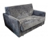 Диван Уют Аккордеон с подлокотником БД 1200 НПБ ткань PIN-09 серый