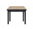 Стол раздвижной Альдo-mini 800*800 мм Дуб каньон/черный