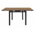 Стол раздвижной Альдo-mini 800*800 мм Дуб Вотан/черный