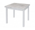 Стол раздвижной Альдo-mini 800*800 мм Винтажная сосна/белый