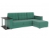 Диван угловой Атлант со столиком велюр Neo 23 зеленый