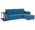 Диван угловой Атлант со столиком велюр Neo 27 синий