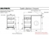Тумба с раковиной Dallas Luxe 1150 напольная 3 ящика правая