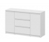 Комод 3 ящика двухстворчатый Денвер Серия 2 Белый