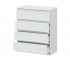 Комод 4 ящика Денвер Белый