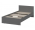 Кровать 900 Денвер Графит серый с настилом