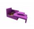 Диван фуксия Nice Shaggy Fuchsia велюр
