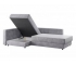 Диван-кровать угловой Бостон Onix 13 темно-серый