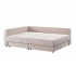 Диван-кровать угловой Бостон со стежкой Onix 03 темно-бежевый