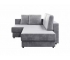 Диван-кровать угловой Бостон со стежкой Onix 13 темно-серый