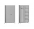 Шкаф для одежды 2-х дверный с глухими дверями Фрея