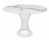 Стол Калипсо 1200 мм Мрамор белый/опоры белый