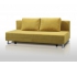 Диван Комфорт Лайт без подлокотников 2 подушки микровелюр горчичный