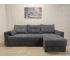 Диван Комфорт-3 НПБ+МДФ Тик-Так велюр Sensey steel grey