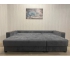 Диван Комфорт-3 НПБ+МДФ Тик-Так велюр Sensey steel grey