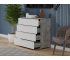 Комод «Хилтон» - 402.010.000 Ателье светлый, Белый матовый