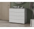 Комод «Хилтон» - 402.010.000 Ателье светлый, Белый матовый