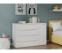 Комод комбинированный «Порто» - ТД-393.04.02 Белый Жемчуг, Белый софт