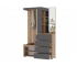 Прихожая Хелен ПР-01 фасад Серый графит