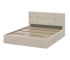 Кровать двойная №4 1600 мм мягкая бежевый