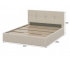 Кровать двойная №4 1600 мм мягкая бежевый