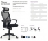Кресло Oliver RCH W-203AC Черный пластик