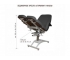 Кресло педикюрное Гармония-1 Maxi гидравлика стандарт черный