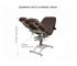 Кресло педикюрное Гармония-1 Maxi гидравлика Анатомическая шоколадный